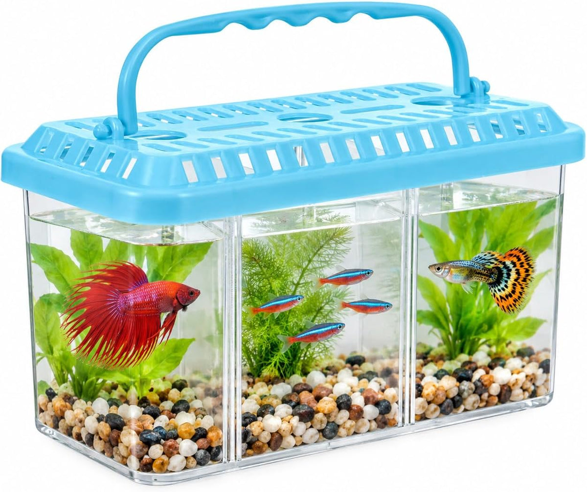 Toyvian Acrylic Fish Breeder Box, Floating Aquarium Isolation Tank