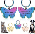 Custom Butterfly Dog Tag by Unknown