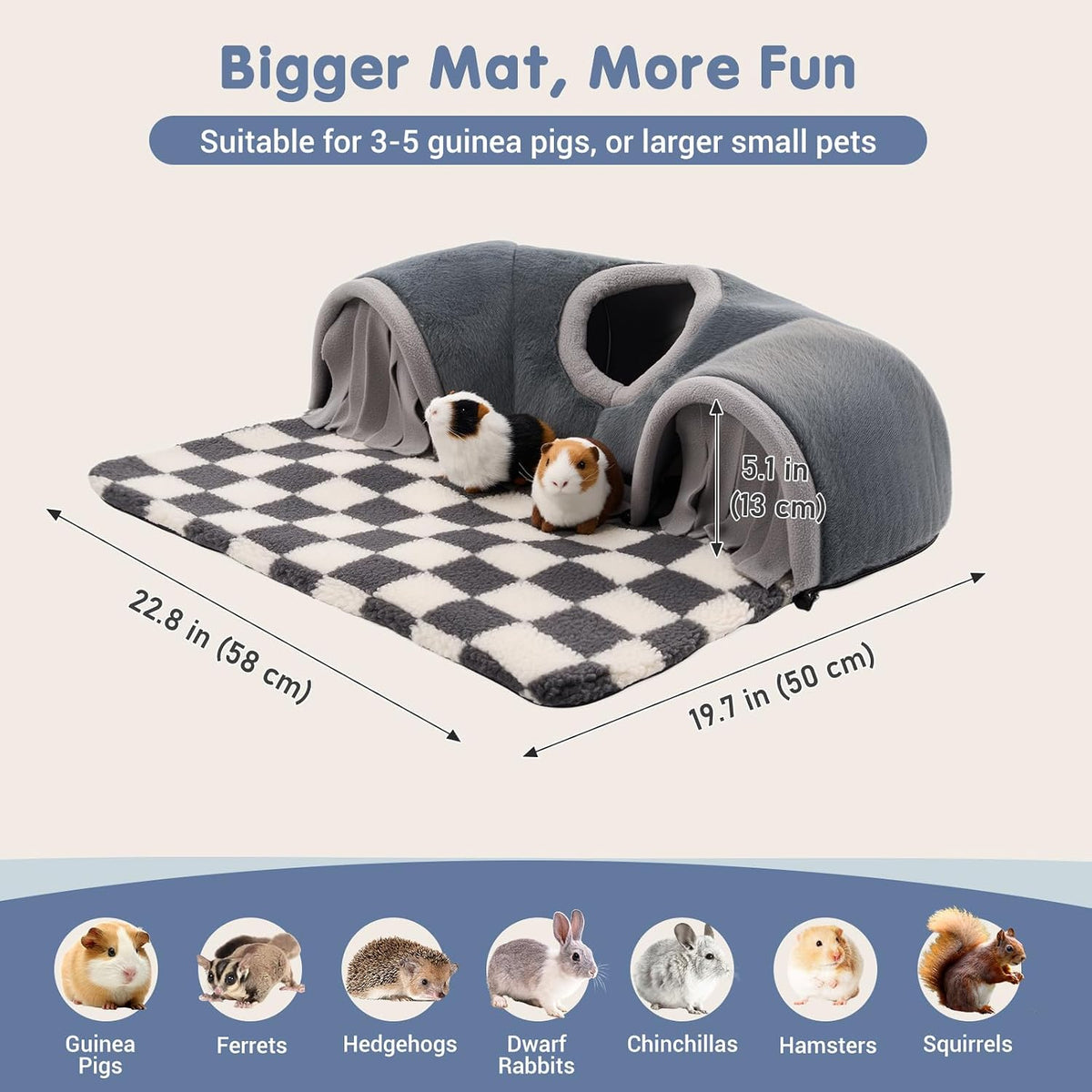 Avont Guinea Pig Hideout Tunnel Bundle with Guniea Pig House