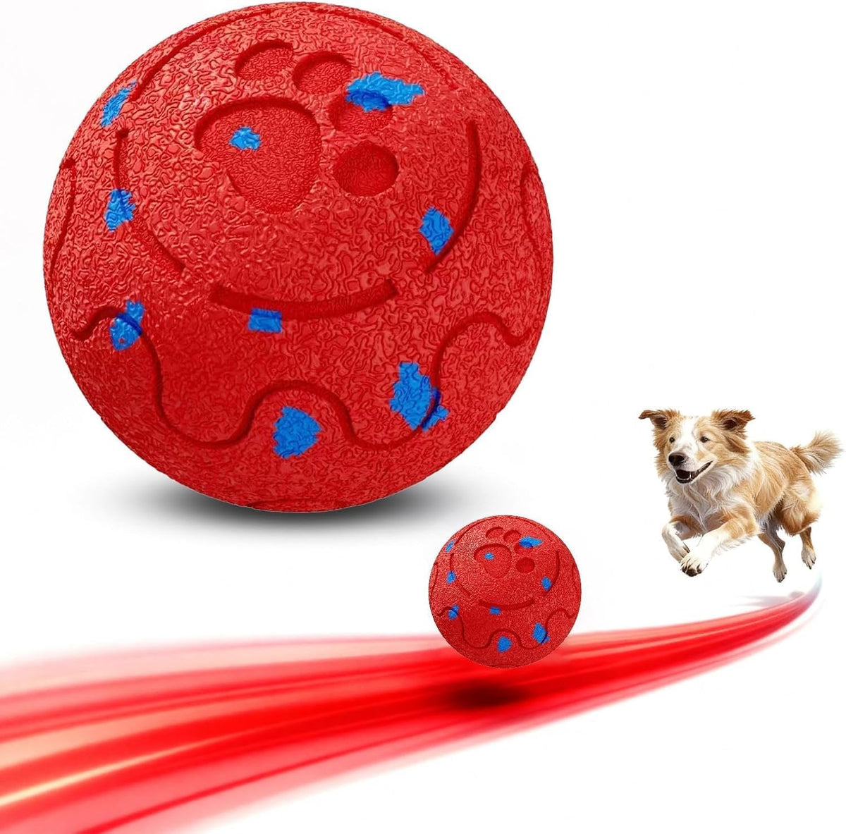 Interactive Smart Dog Toy, Automatic Moving, Bouncing Ball, E-TPU Material