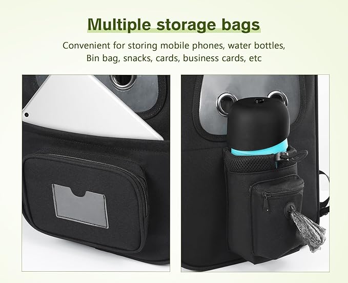 Pecute Pet Carrier Backpack, Large Cat Carrier Backpack, Expandable cat Backpack - Image 7