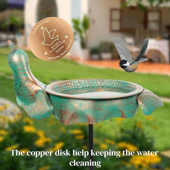 GUCHO Bird Bath Copper Disk, Bird Bath Purification Disk, 0.6mm Thickness - Image 2