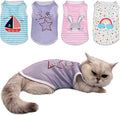 4Pcs Dog & Cat Shirts by CooShou