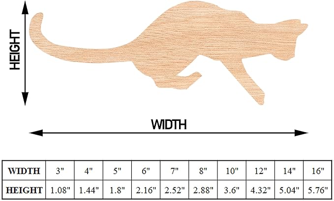Unfinished Wood Cat Climbing Door, Laser Cut Cat Door Toy, DIY Wooden Cat - Image 2
