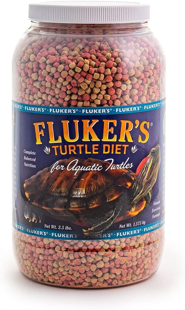 Fluker's Aquatic Turtle Diet, Food Pellets for Turtles, 3.5 lbs.