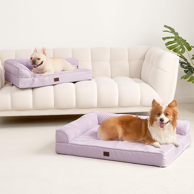 EHEYCIGA Memory Foam Dog Bed Large Size Dogs, Orthopedic Dog Bed Large - Image 8