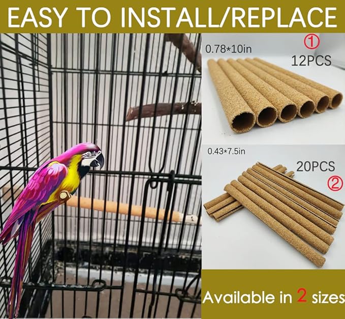 12Pcs Sand Perch Covers for Birds - Image 6
