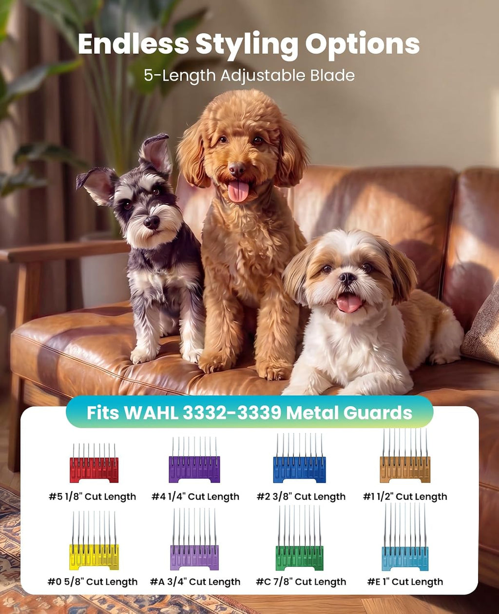 oneisall Dog Clippers for Grooming Thick Heavy Coats
