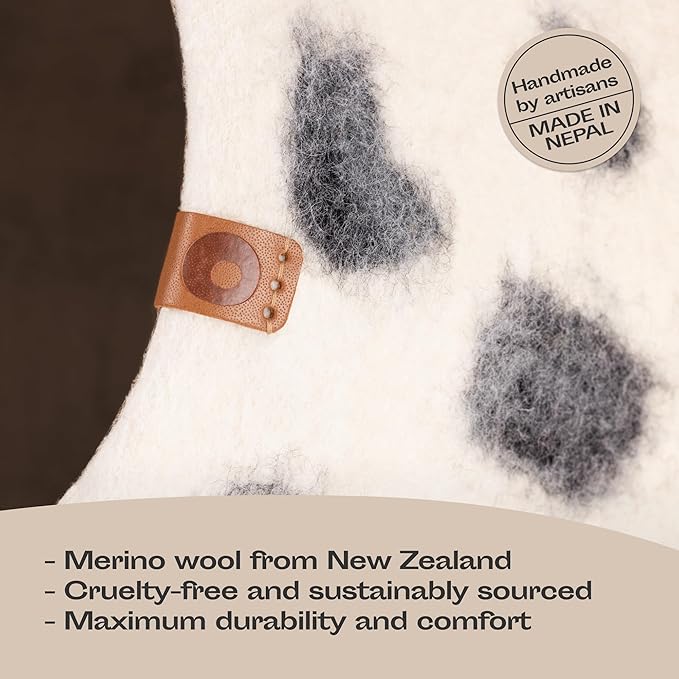 MEOWFIA Cat Cave – Premium Felt Cat Bed - Image 3