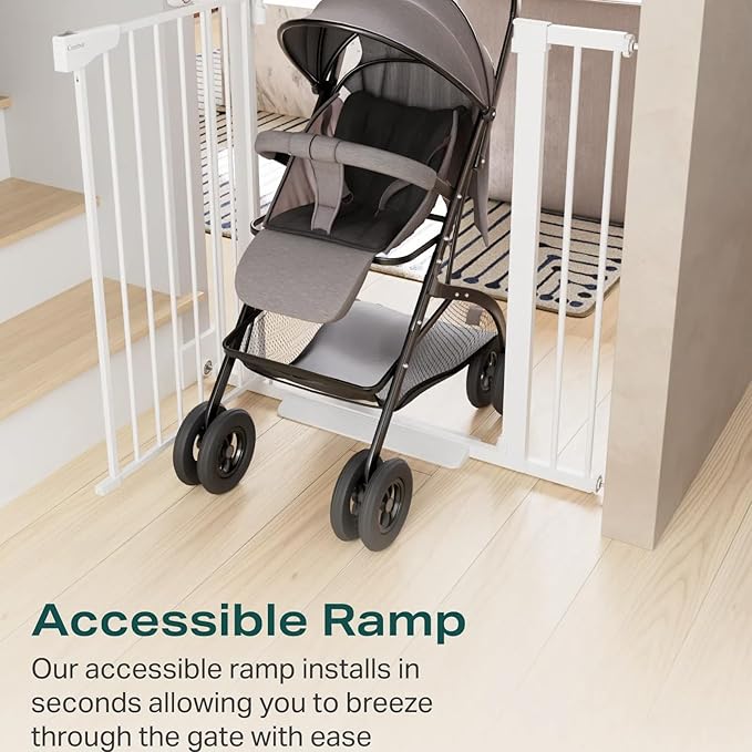 Cumbor 36" Extra Tall Baby Gate - Image 5