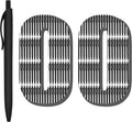 Deegtran 100 Pack No Bleed Black Barrel Click Pens, Wholesale Retractable Ballpoint, Medium Point, Smooth Ink, 1.0MM Black Ink