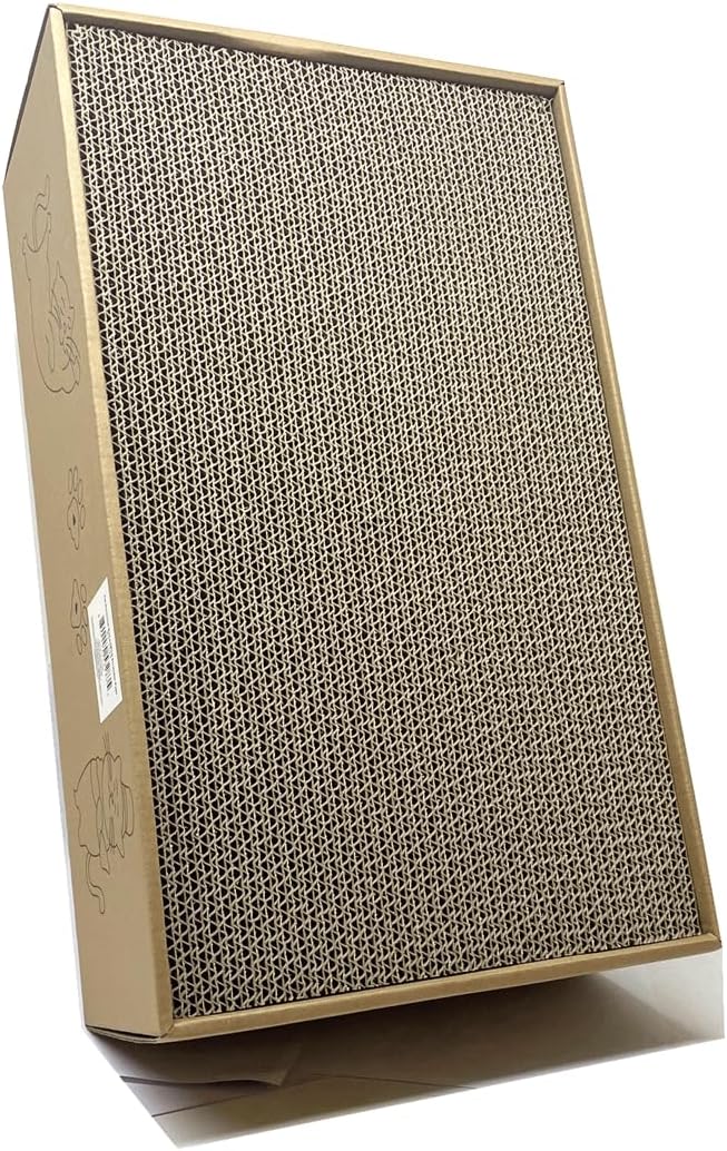 5-Pack Cat Scratcher Boards – 9.5” x 16” Durable Hard Paper Cardboard Scratch Pads for Cats, Lightweight & Eco-Friendly