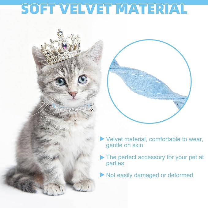 EXPAWLORER Soft Velvet Safe Cat Collars - Image 4