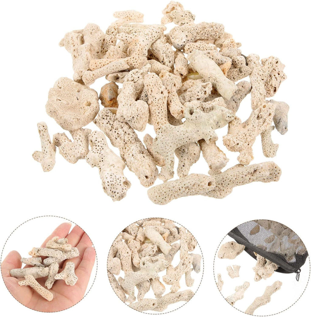 Ipetboom Crushed Coral for Freshwater Aquarium with Reusable Mesh Bag