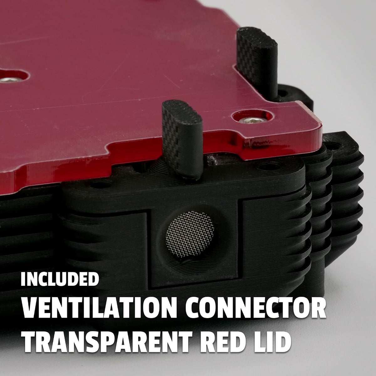 Ant Farm Natura Module 3:2 – Professional, Modular and Adaptable to Many Species – Adjustable Humidity System with 4 Outlets (Red)