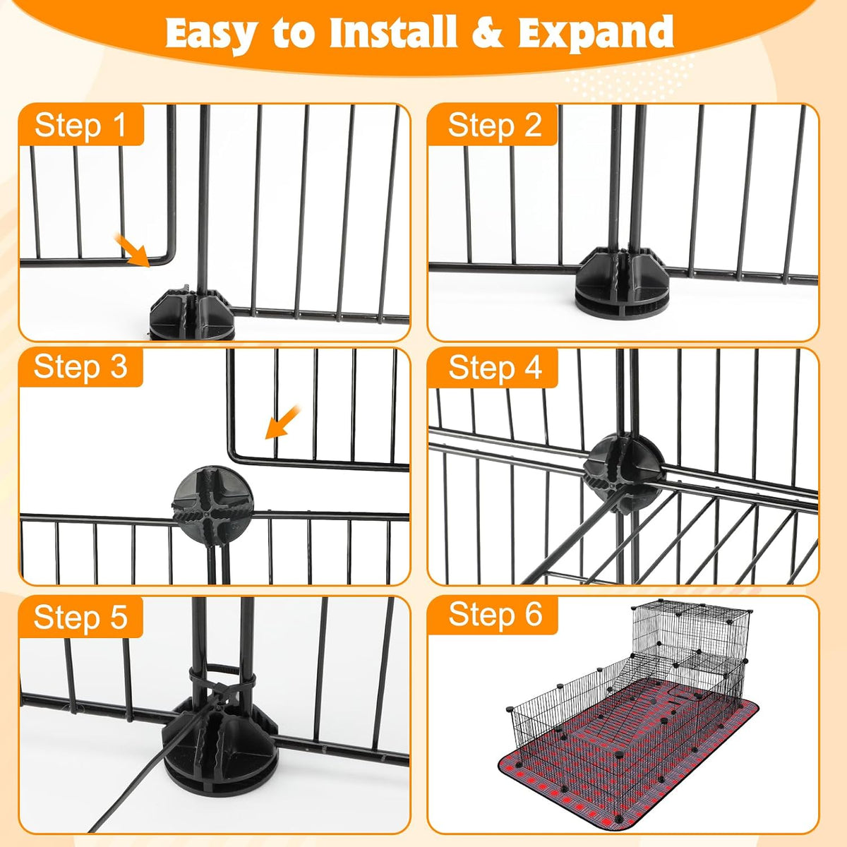 FHTONGE Extra Large Guinea Pig Cage Loft with 2 Waterproof Bedding