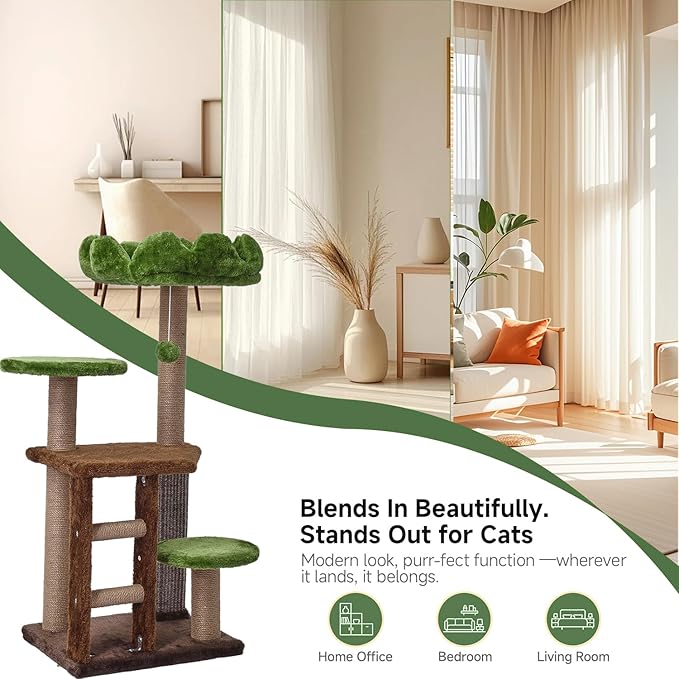 Cat Tree, 37.4-Inch Cat Tower - Image 7