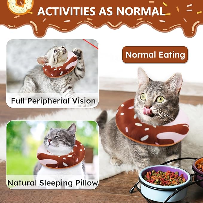 Cat Cone Collar Soft, Cat Recovery Collar - Image 3