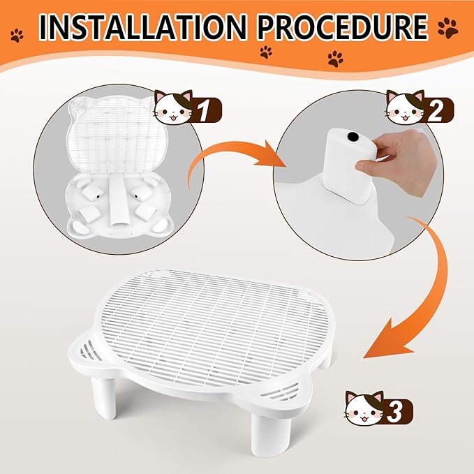 Adjustable Cat Ramp Litter Box Step Double Layer - Image 4