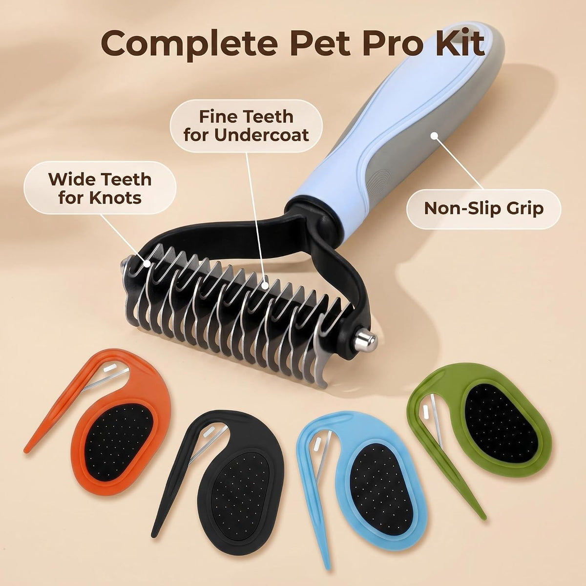 Pet Detangling Comb Pet Pro Grooming Tool for Cats
