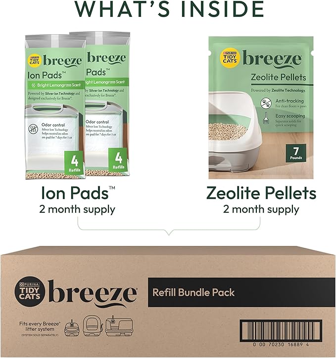 Purina Tidy Cats Breeze Litter System Cat Refill Bundle - Image 9