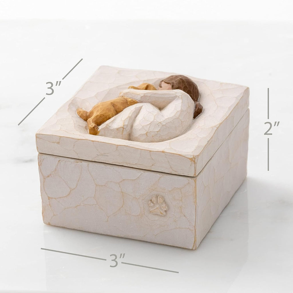 Willow Tree True Keepsake Box, Sculpted Hand-Painted Bas-Relief Box