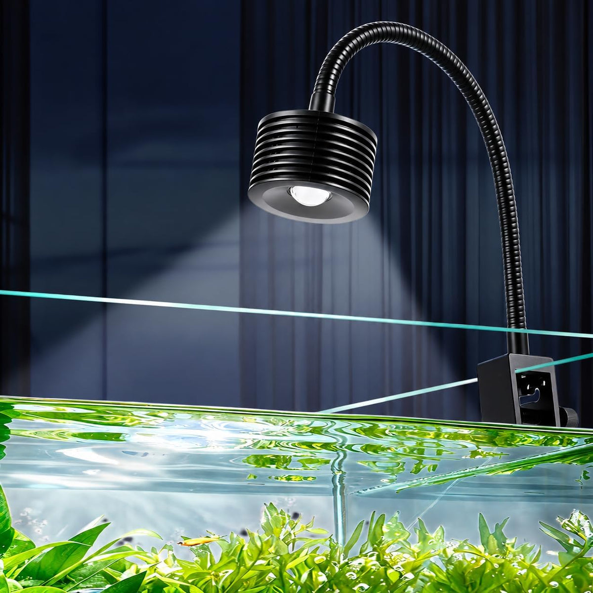 20W Full Spectrum LED Aquarium Light, Nano Fish Tank Lamp