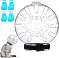 Large Cat Muzzle for Grooming Adjustable Hood with Paw Covers, Breathable Cats Helmet Anti Bite Muzzles Anti Scratch Boots Silicone Kitten Bubble Muzzle and Paw Protector for Pet Bathing Cat Claw Care