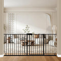 WAOWAO Baby Gate 71.65-76.38" Extra Wide Pressure Mounted Walk Through Swing by WAOWAOBABYSAFETYPRODUCTS