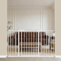WAOWAO Baby Gate 52.76-57.45" Extra Wide Pressure Mounted Walk Through Swing by WAOWAOBABYSAFETYPRODUCTS