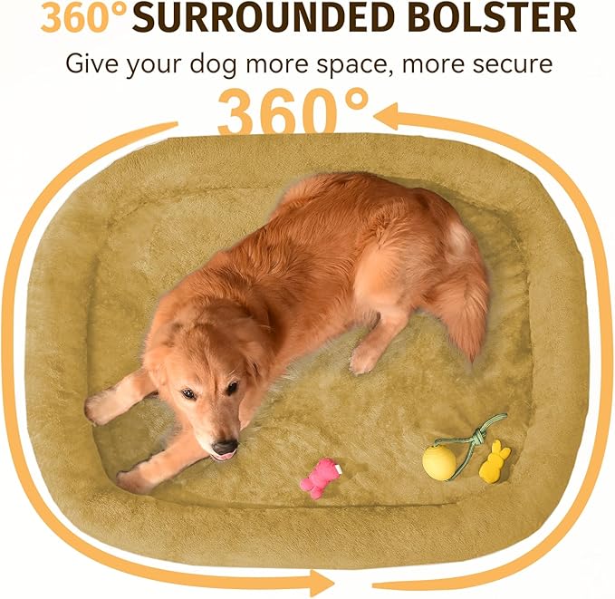 Orthopedic Washable Large Dog Bed: Cooling Dog Bed - Image 4