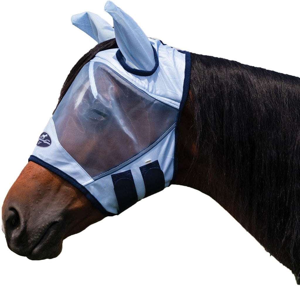 PROFESSIONAL'S CHOICE Fly Screen Mask with Nose for Horses