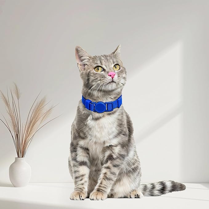 Breakaway Cat Collar with Bell, Safety Buckle Kitten Collar, Elastic Strech - Image 7