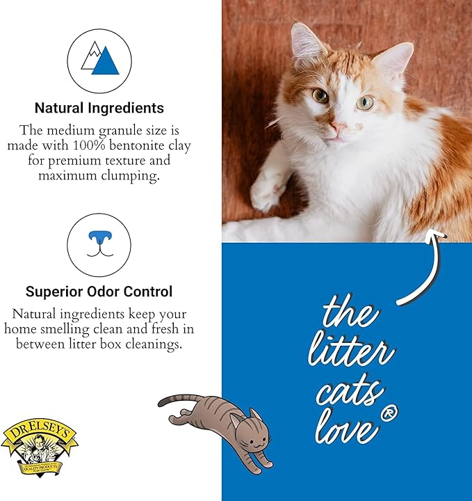 Dr. Elsey's Ultra Unscented Clumping Clay Cat Litter 18 lb Bag - Image 4