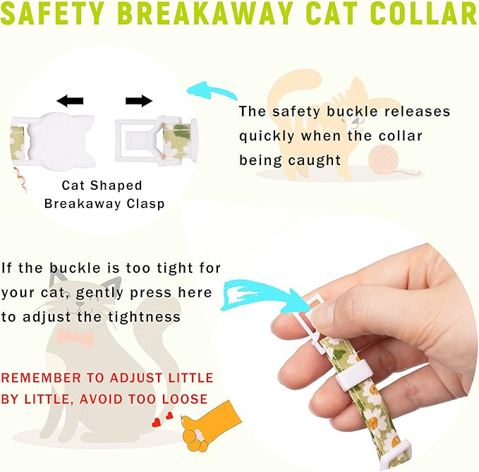 Airtag Cat Collar, JXFUKAL Kitten Collar Breakaway - Image 5