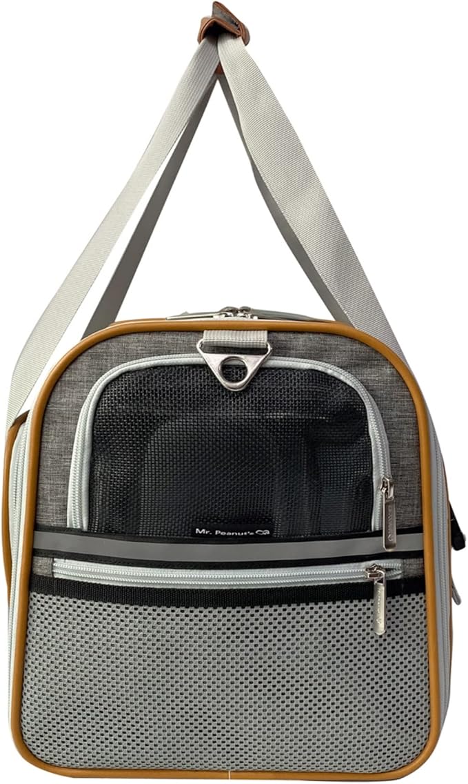 Mr. Peanut's Expandable Airline Approved Soft Sided Pet Carrier, Luxury Travel - Image 8