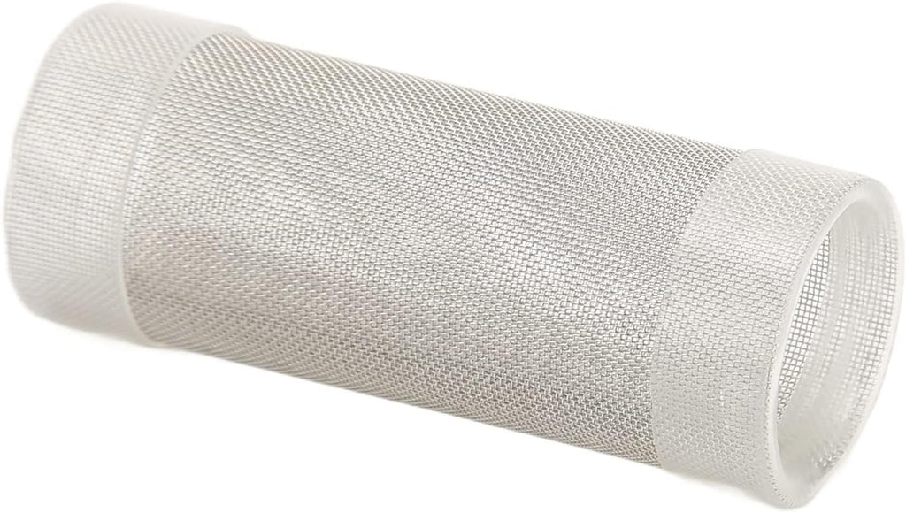 Aquarium Intake Filter Mesh Fine Pore Guard Cover for Shrimp Fish Tank Stainless Steel L 1 Pack