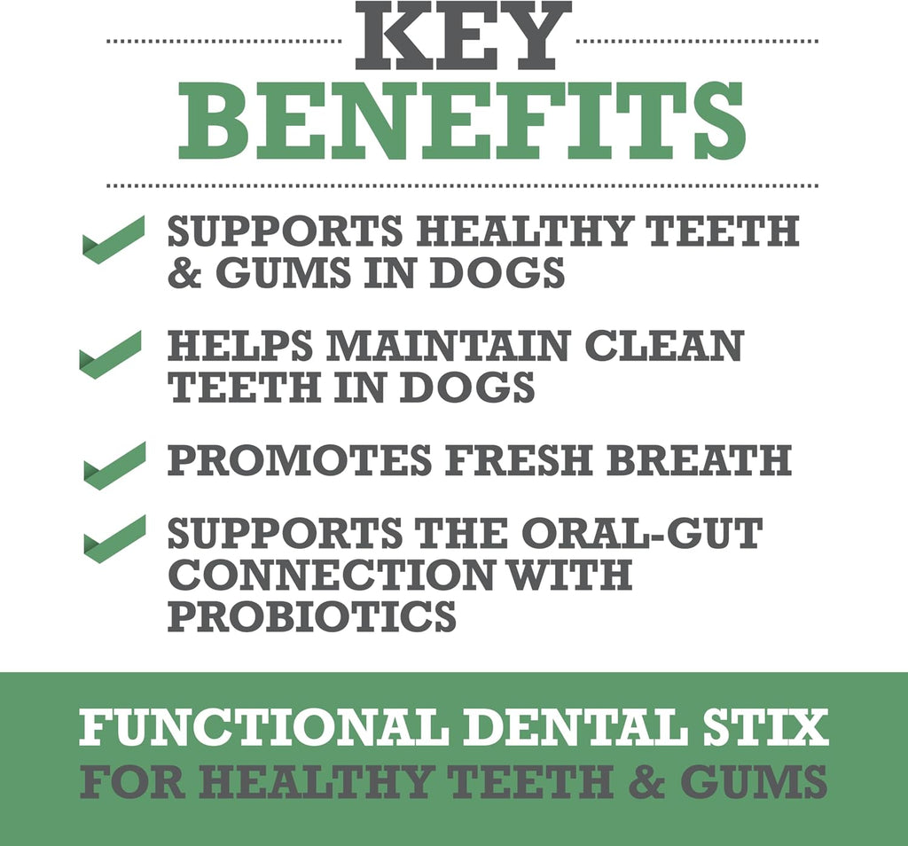 WINPRO Pet Functional Dental Stix for Dogs, 16 Sticks, Plasma Powered Dental Dog Chew Sticks that Promotes Gum and Peridontal Health
