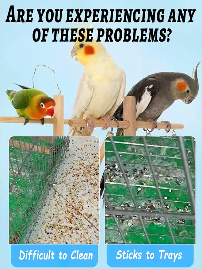 Disposable Bird Cage Liners Clear Plastic Parakeet Cage Liner Bag - Image 3