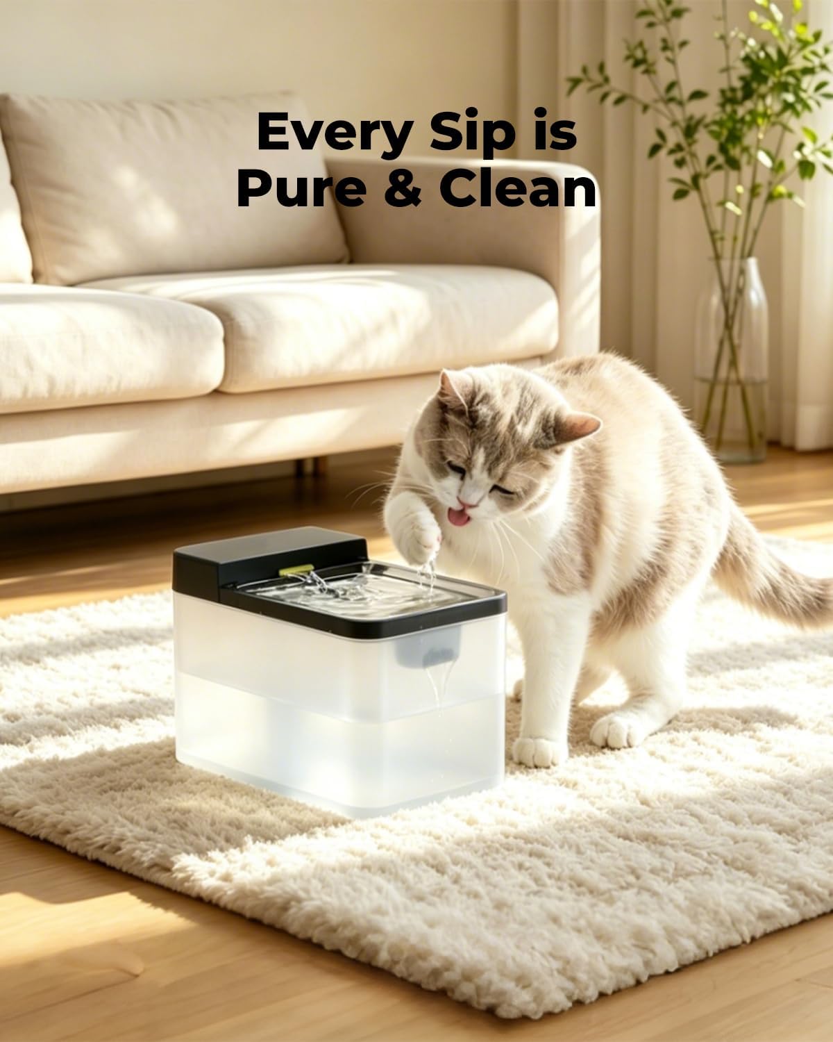 Furbulous Cube EZ True Clean-Drinking Automatic Water Dispenser