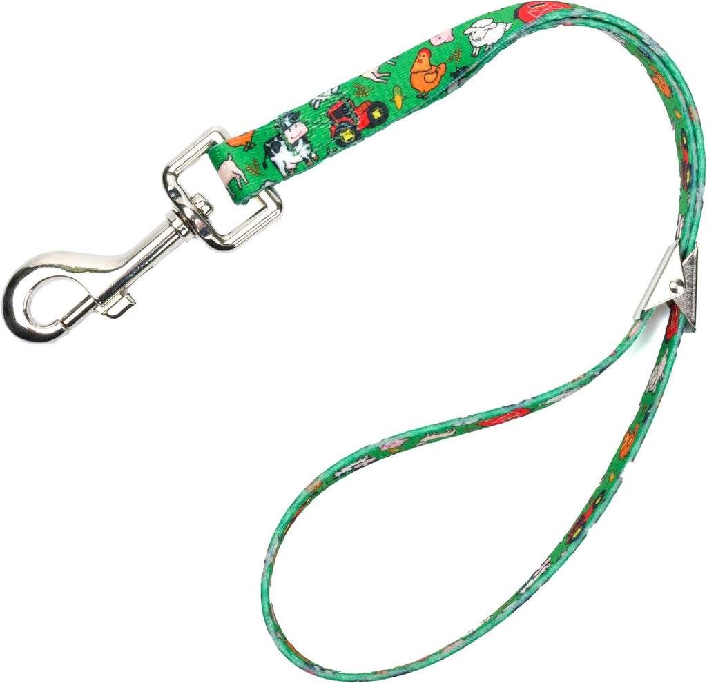 Dog & Pet 5/8 Inch Grooming Loop with Spring Loaded Clip - 18 Unique Designs for Grooming and Vet Tables (Oh My Dog)