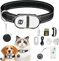 Pet Camera Collar with Air Tracker Tag, 1080P HD Wireless Dog Neck Cam Compact by PawtyPets