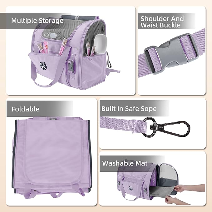 Lollimeow Expandable Cat Carrier Backpack - Image 6
