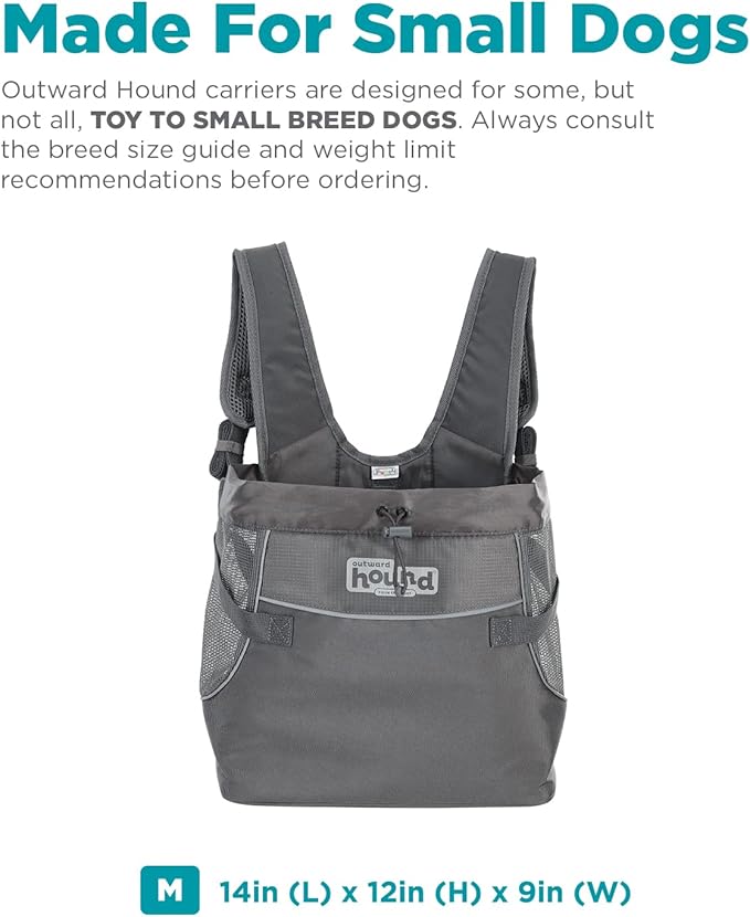 Outward Hound PupPak Dog Front Carrier, Padded Straps, Breathable Mesh - Image 8