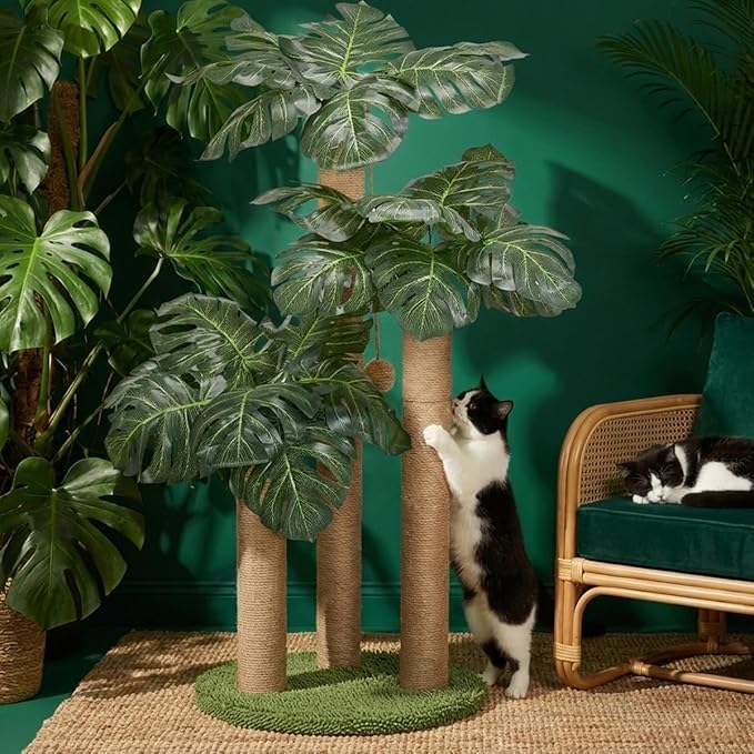 31.5Inch Cat Scratching Post, Cat Scratcher Tree - Image 8