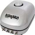 Active Aqua 4-Outlet Air Pump, 6W, 15 L/min, Silver/Grey, Aquarium Aerator