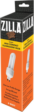 Zilla Mini Compact Fluorescent UVB Bulb, Desert, One Size