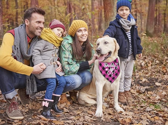 Dog Bandana, My Dad is My Hero, Dogs Scarf Classical Printing, Dogs Scarf - Image 5