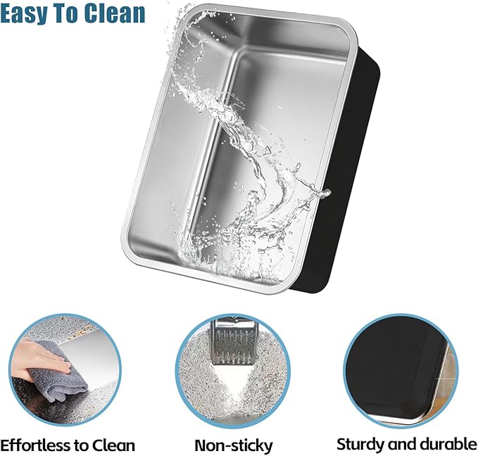 Stainless Steel Cat Litter Box - Image 2