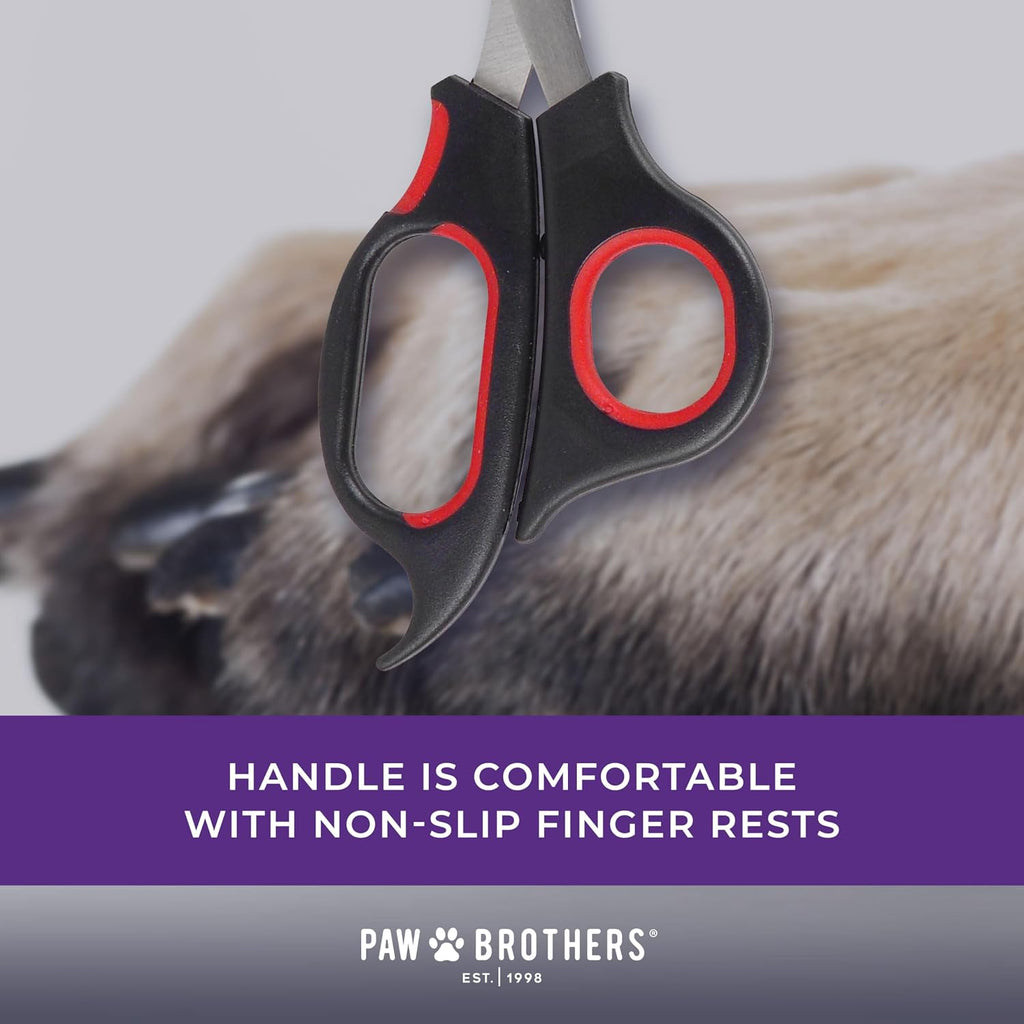 RYAN'S PET SUPPLIES Paw Brothers Small Medium Dog & Cat Nail Clipper Scissor and Trimmer, Easy to use, Toenail Claw, Professional Stainless Steel Blade Grooming Tool for Pets